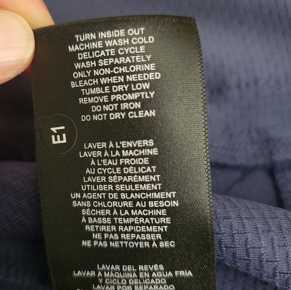 Bench Urbanwear Full-Zip Moisture Wicking Mock Jacket ~BLUE ~LARGE **NEW - Picture 13 of 14